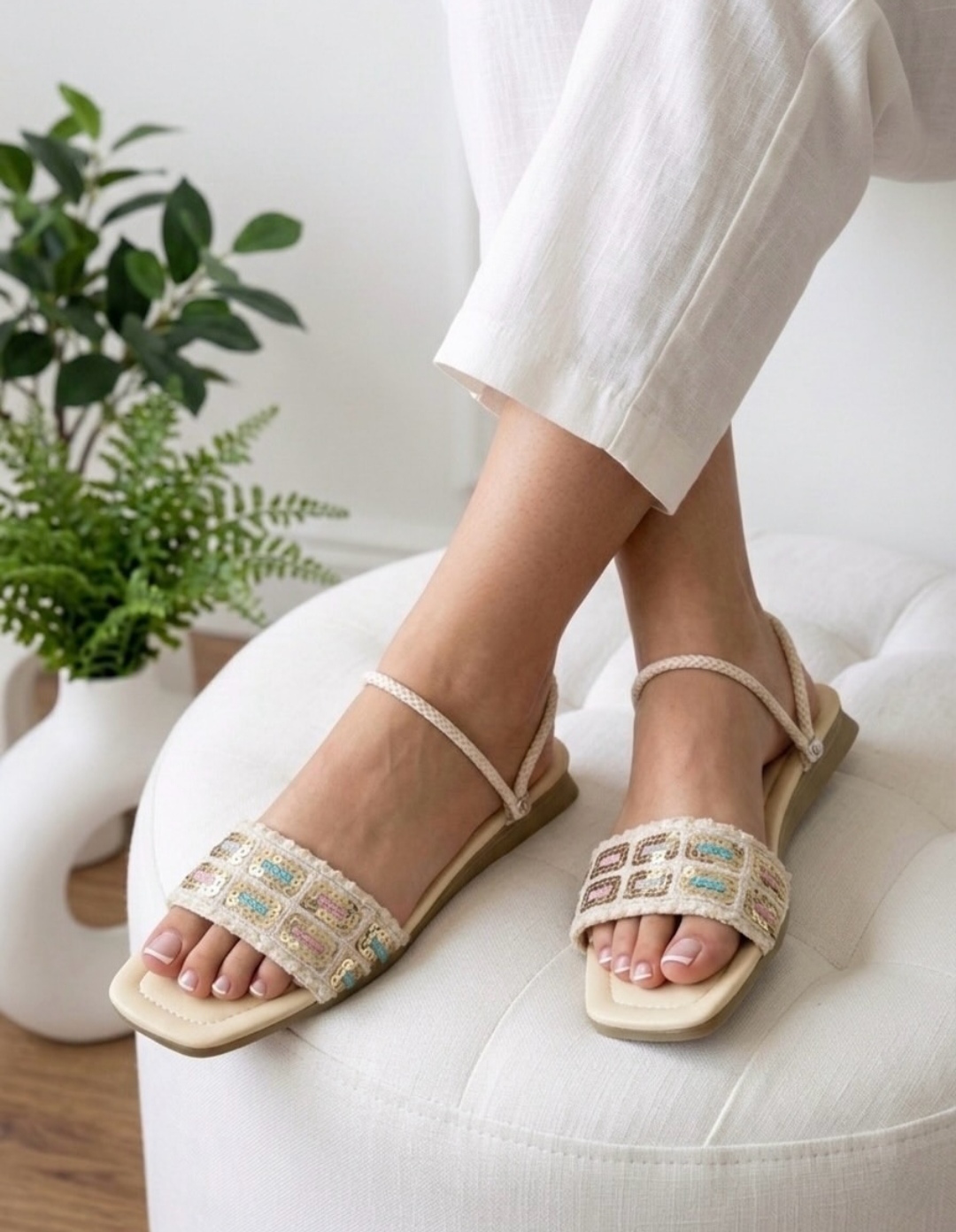 صندل زنانه دو‌حالته